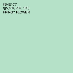 #B4E1C7 - Fringy Flower Color Image